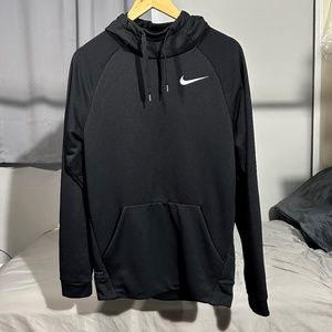 Nike Dri-Fit Training Funnel Pullover Hoodie - MENS - Black - SMALL
